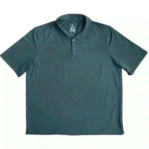 Gerry Men's Brushed Knit Stretch Polo Shirt Blue XXL